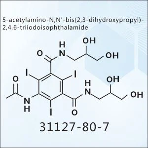 5-atsetamino-N, N'-bis (2,3-dihidroksipropil) -2,4,6-triiodizofftalamid